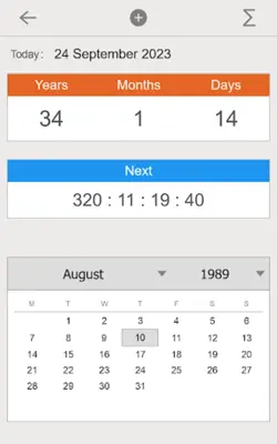 Age Calculator - Date of Birth android App screenshot 7